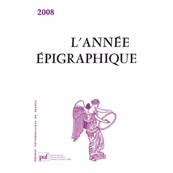 ISBN année épigraphique vol. 2008, histoire, Français, 900 pages