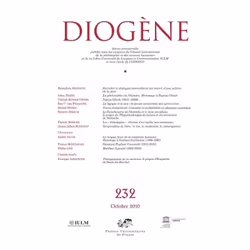 ISBN Diogène 2010, n° 232, philosophie, Français, 176 pages