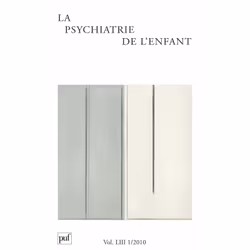 ISBN psychiatrie de l'enfant 2010, vol. 53 (1), Psychologie, Français, 320 pages