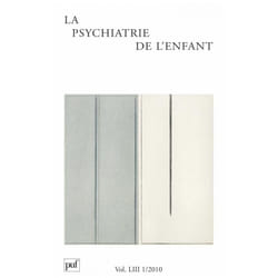 ISBN psychiatrie de l'enfant 2010, vol. 53 (1) livre Psychologie Français