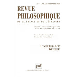 ISBN Revue philosophique 2010, t. 135 (3) livre philosophie Français