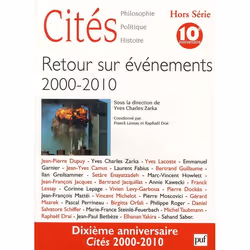 ISBN Revue Cites T.Hs; Retour Sur Evenements 2000-2010, philosophie, Français