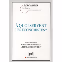 ISBN A Quoi Servent Les Economistes ?, Économie, Français
