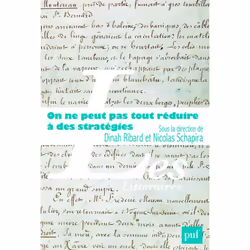 ISBN On ne peut pas tout réduire à des stratégies, Littérature, Français, 208 pages