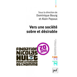 ISBN Vers une société sobre et désirable livre Loi Français
