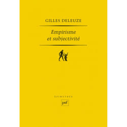 ISBN Empirisme et subjectivité livre philosophie Français