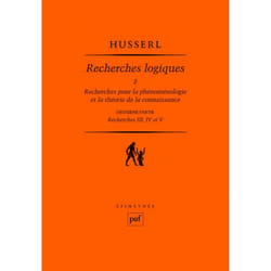 ISBN Recherches logiques. Tome 2, volume 2 livre philosophie Français