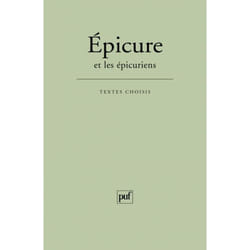 ISBN Épicure et les épicuriens livre philosophie Français