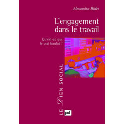 ISBN L'engagement dans le travail livre Education Français