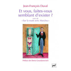 ISBN Et vous, faites-vous semblant d'exister ? livre philosophie Français