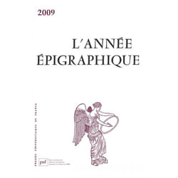 ISBN année épigraphique vol. 2009 livre histoire Français