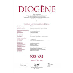 ISBN Diogène 2011, n° 233-234 livre philosophie Français