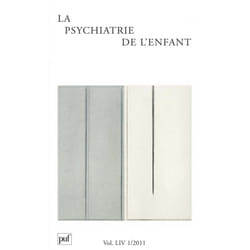 ISBN psychiatrie de l'enfant 2011, vol. 54 (1) livre Psychologie Français