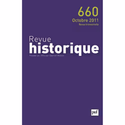 ISBN Revue historique 2011, n° 660, histoire, Français, 256 pages