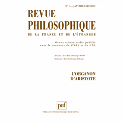 ISBN Revue philosophique 2011, t. 136 (1), philosophie, Français, 128 pages