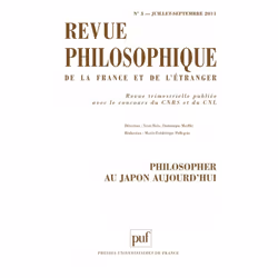 ISBN Revue philosophique 2011, t. 136 (3), philosophie, Français, 128 pages