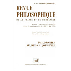 ISBN Revue philosophique 2011, t. 136 (3) livre philosophie Français