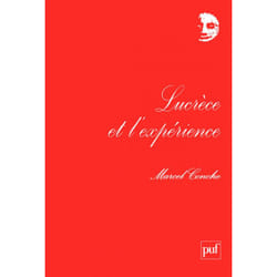 ISBN Lucrèce et l'expérience livre philosophie Français