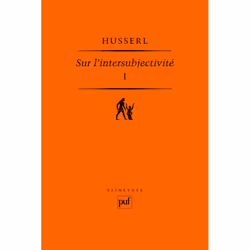 ISBN Sur l'intersubjectivité. Tome I, philosophie, Français, 424 pages