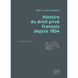 ISBN Histoire du droit privé français depuis 1804, Loi, Français, 416 pages