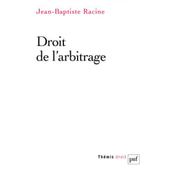 ISBN Droit de l'arbitrage livre Loi Français