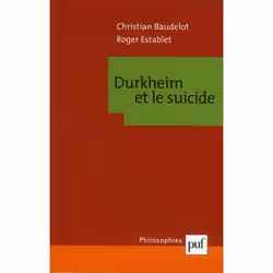 ISBN Durkheim Et Le Suicide (8e Edition), société, Français