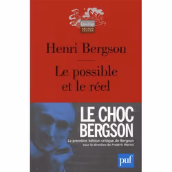 ISBN Le Possible Et Le Reel, philosophie, Français