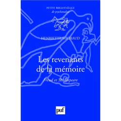 ISBN Les revenants de la mémoire. Freud et Shakespeare, Psychologie, Français, 200 pages