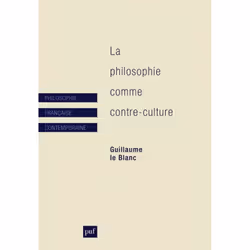 ISBN La philosophie comme contre-culture, philosophie, Français, 208 pages