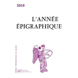 ISBN année épigraphique vol. 2010 livre histoire Français
