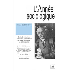 ISBN année sociologique 2012, vol. 62 (2) livre Education Français
