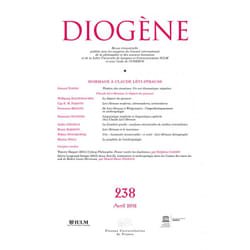 ISBN Diogène 2012, n° 238 livre philosophie Français