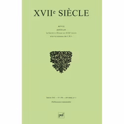 ISBN XVIIe siècle 2012, n° 254, Littérature, Français, 196 pages