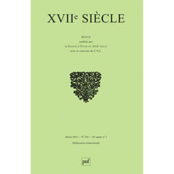 ISBN XVIIe siècle 2012, n° 254 livre Littérature Français