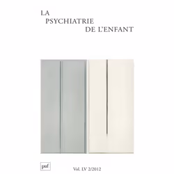 ISBN psychiatrie de l'enfant 2012, vol. 55 (2), Psychologie, Français, 344 pages