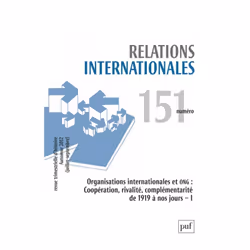 ISBN Relations internationales 2012, n° 151, histoire, Français, 144 pages
