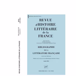 ISBN RHLF 2012, Bibliographie 2011, Littérature, Français, 809 pages