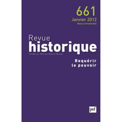 ISBN Revue historique 2012, n° 661 livre histoire Français