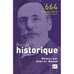 ISBN Revue historique 2012, n° 664 livre histoire Français