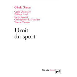 ISBN Droit du sport livre Loi Français
