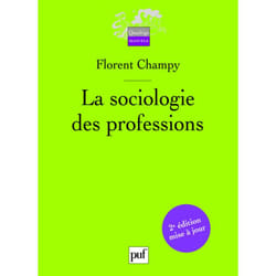 ISBN La sociologie des professions livre Education Français
