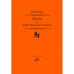 ISBN Traité théologico-politique. Œuvres III livre philosophie Français