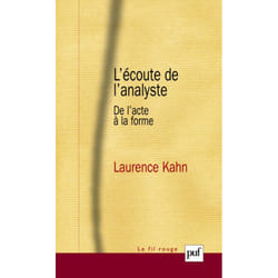 ISBN L'écoute de l'analyste livre Psychologie Français