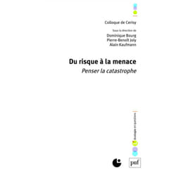 ISBN Du risque à la menace livre Education Français