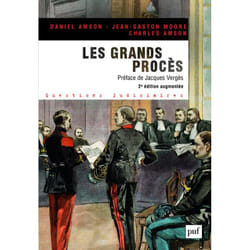 ISBN Les grands procès livre Loi Français