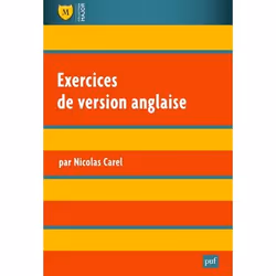 ISBN Exercices de version anglaise, Littérature, 178 pages