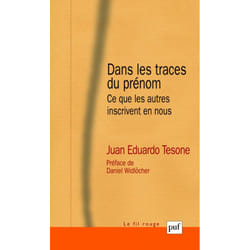 ISBN Dans les traces du prénom livre Psychologie Français