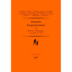 ISBN Annales bergsoniennes, VII, philosophie, Français, 296 pages