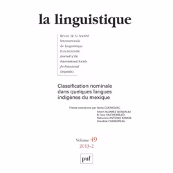 ISBN linguistique 2013, vol. 49 (2), Littérature, Français, 176 pages