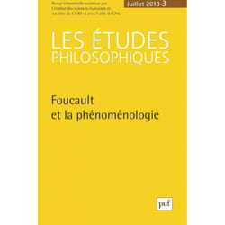 ISBN études philosophiques 2013, n° 3 livre philosophie Français